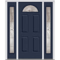 Steel Left Hand In-Swing Exterior Prehung Door 64 inch x 80 inch K8475