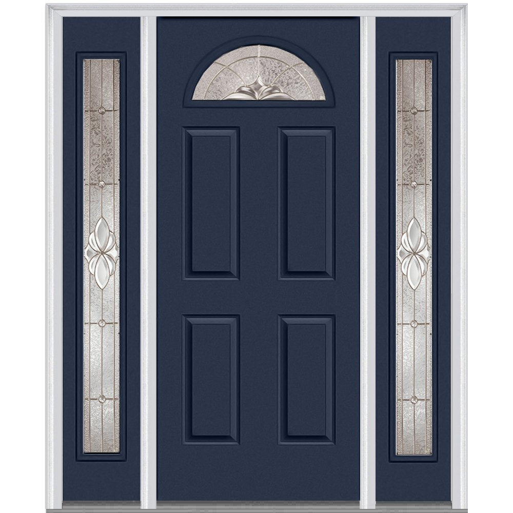 Steel Left Hand In-Swing Exterior Prehung Door 64 inch x 80 inch K8475
