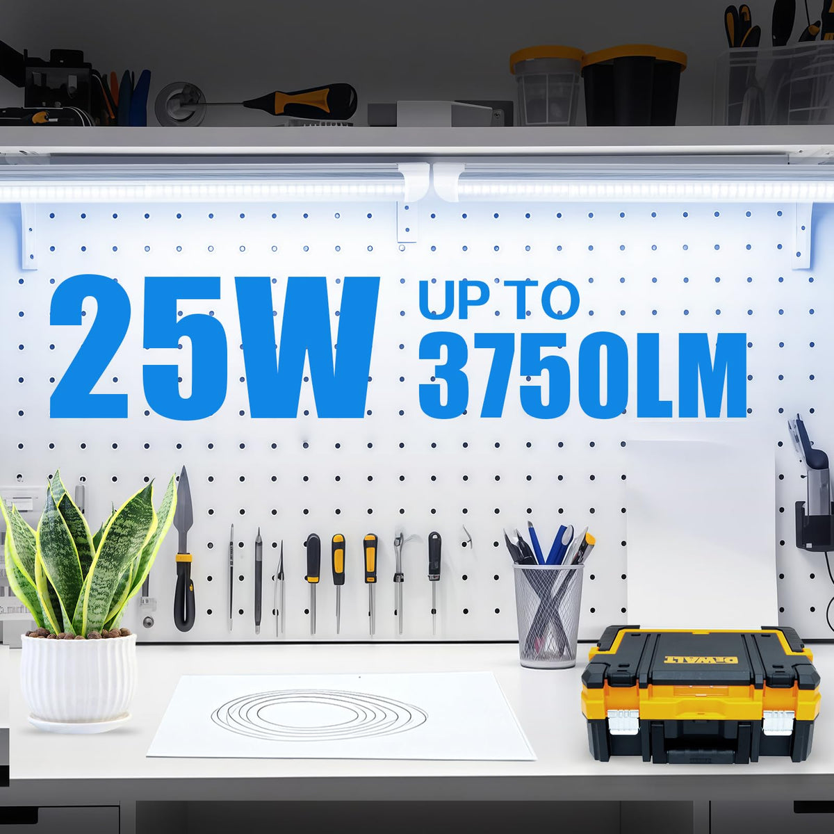 2FT 25W 3750LM 6500K Linkable LED Shop Light L62204