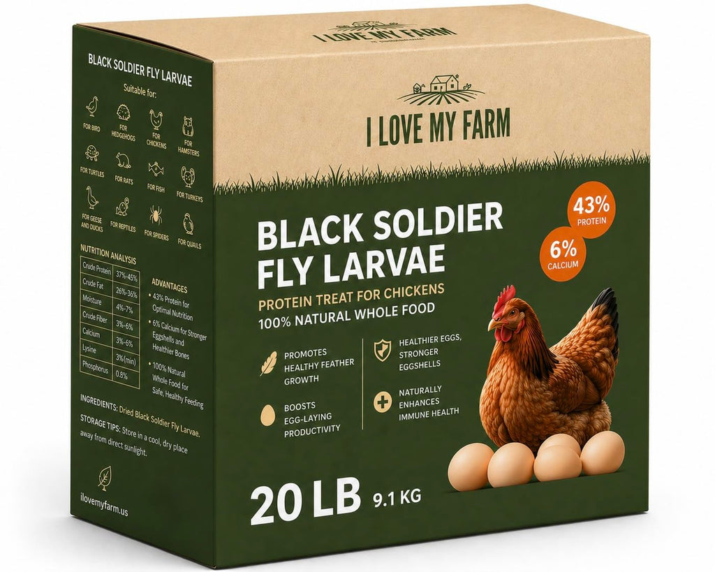 Dried Black Soldier Fly Larvae Chicken Treat R507101