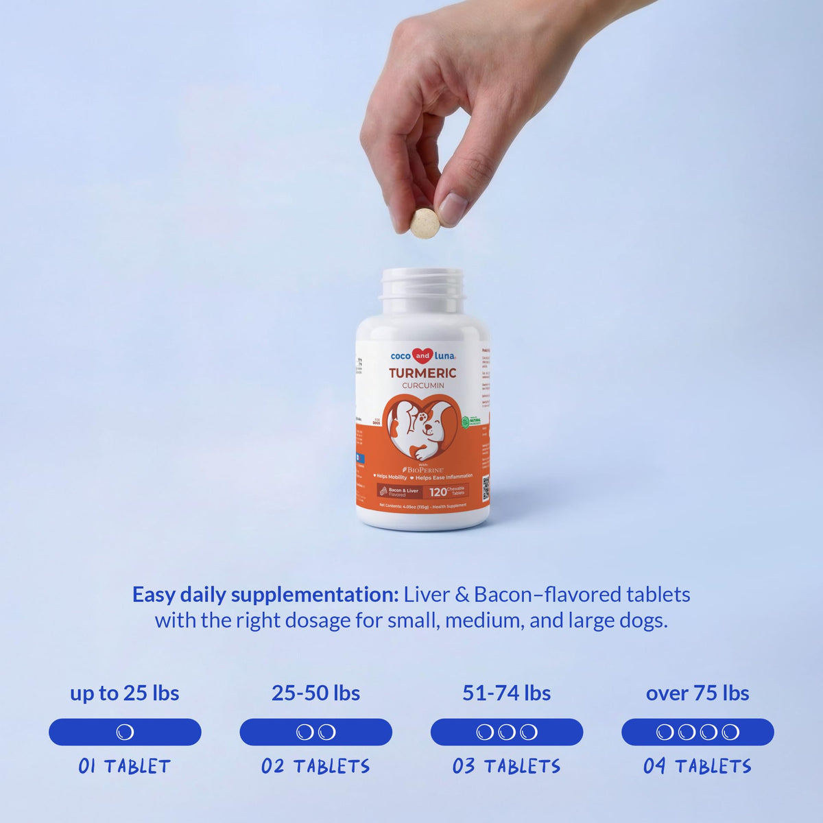 Turmeric for Dogs 120 ct D7507