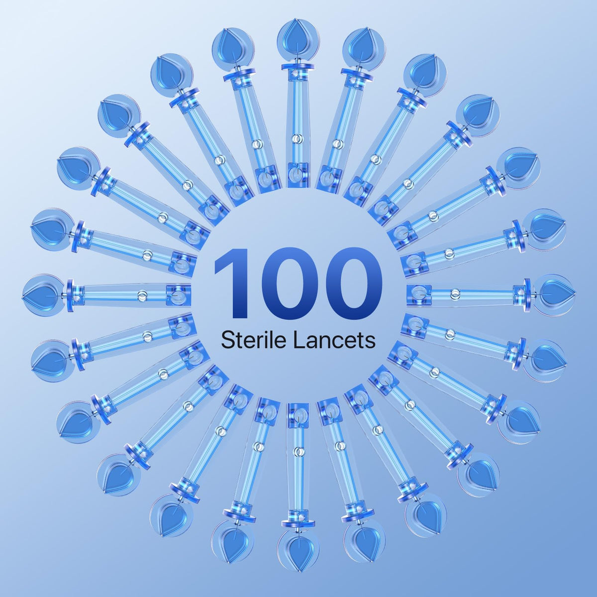 Blood Glucose Test Strips 100ct & Lancets 100ct Q44410