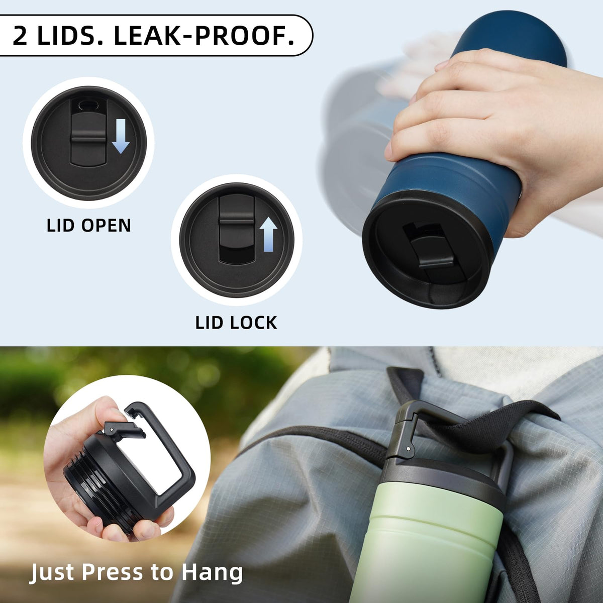 20 oz Insulated Stainless Steel Water Bottle G2561