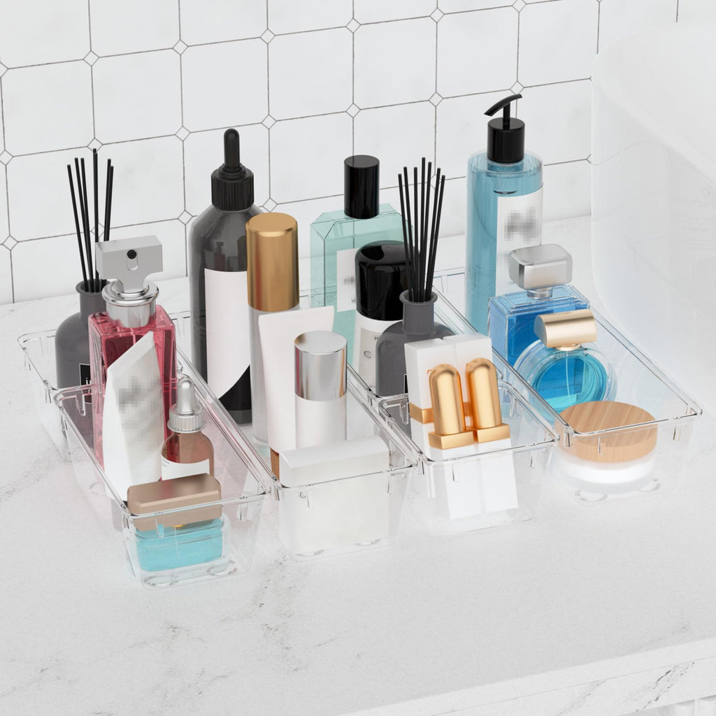 12 Pack Clear Drawer Organizer Set H652291
