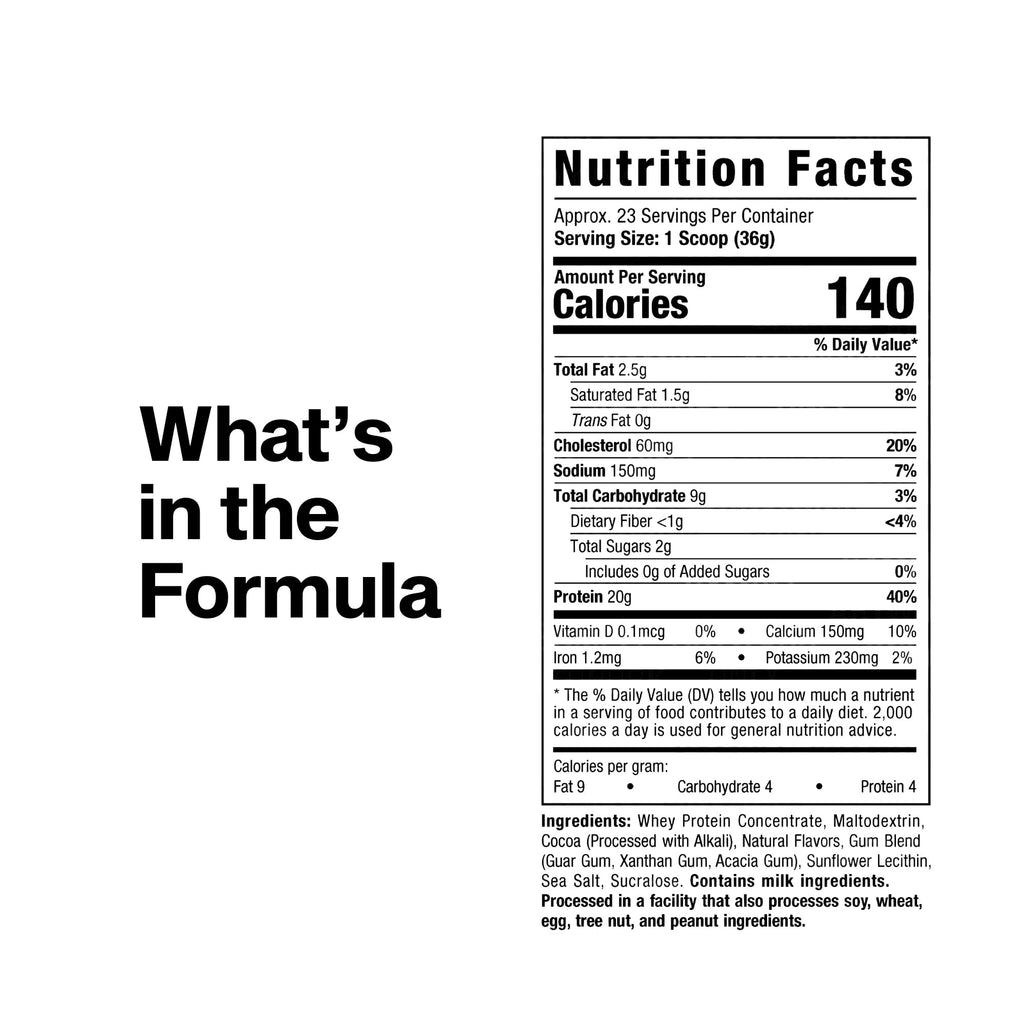 Grass-Fed Whey Protein Powder Triple Chocolate 1.8LB P1186