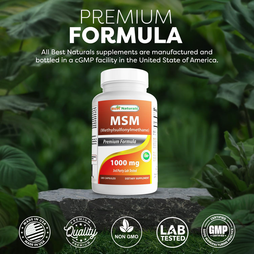 MSM 1000 mg 180 Capsules N20116