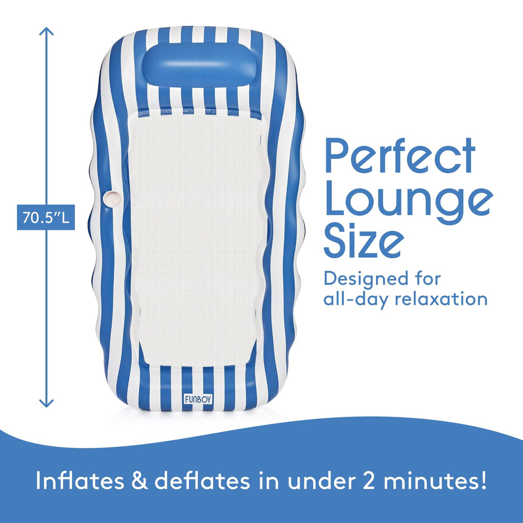 Striped Mesh Pool Lounger W7273