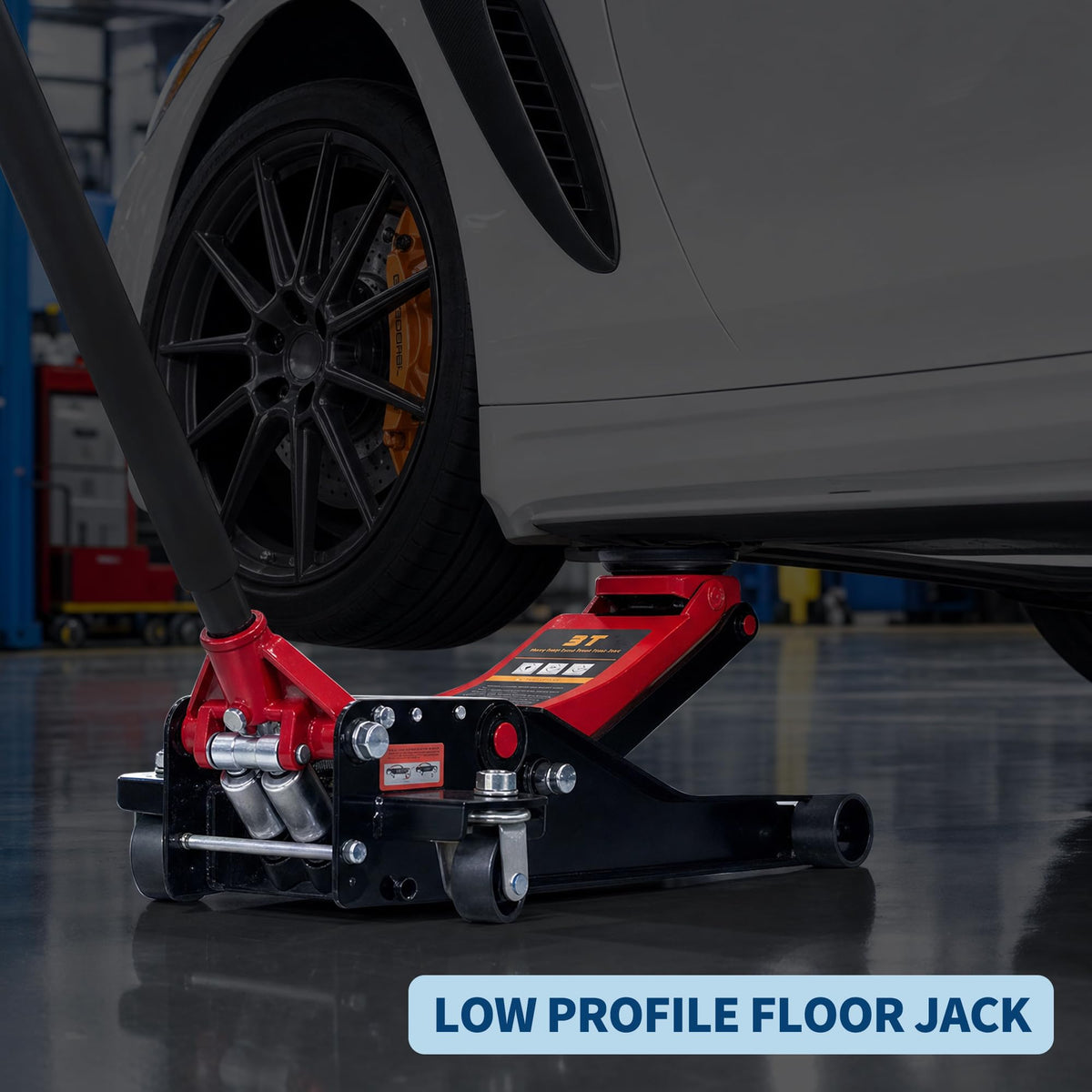 3 Ton Low Profile Steel Hydraulic Floor Jack I3983