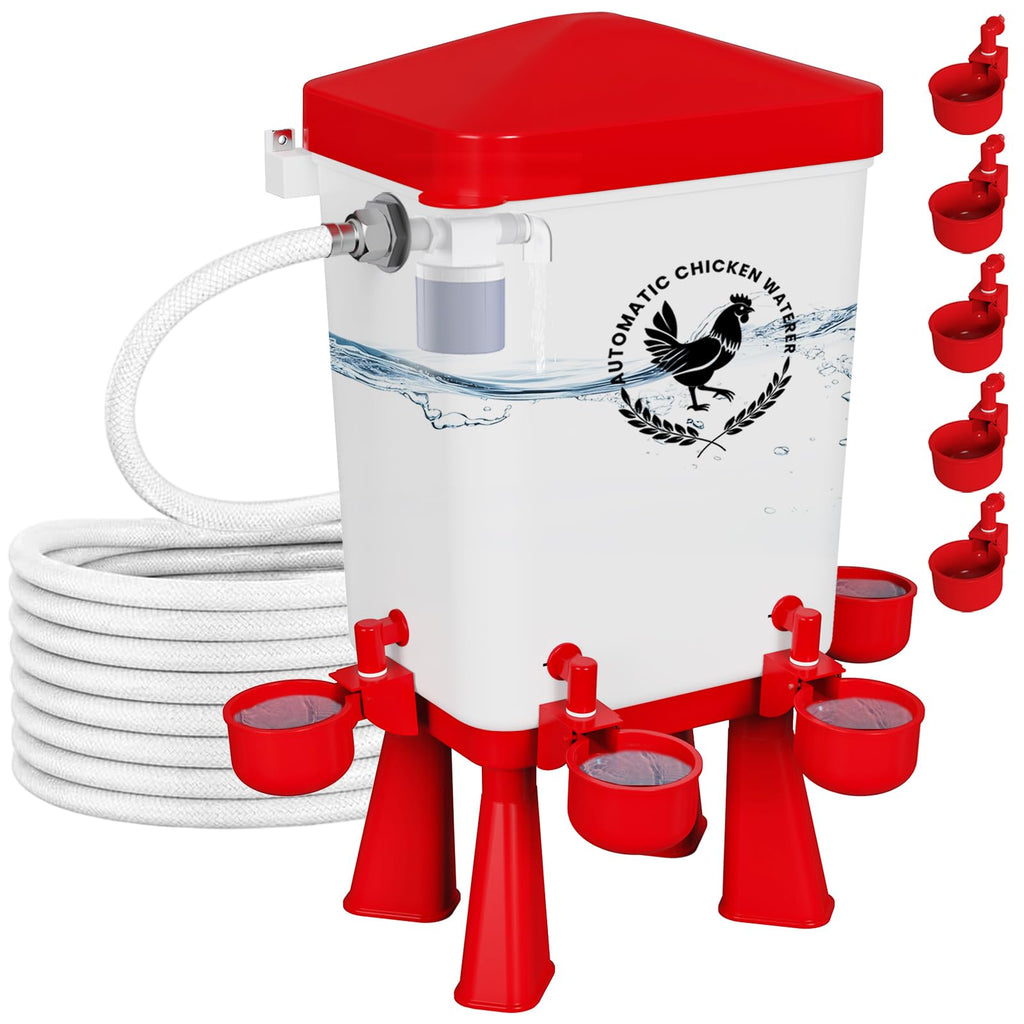 3 Gallon Chicken Waterer with 10 Cups N41939