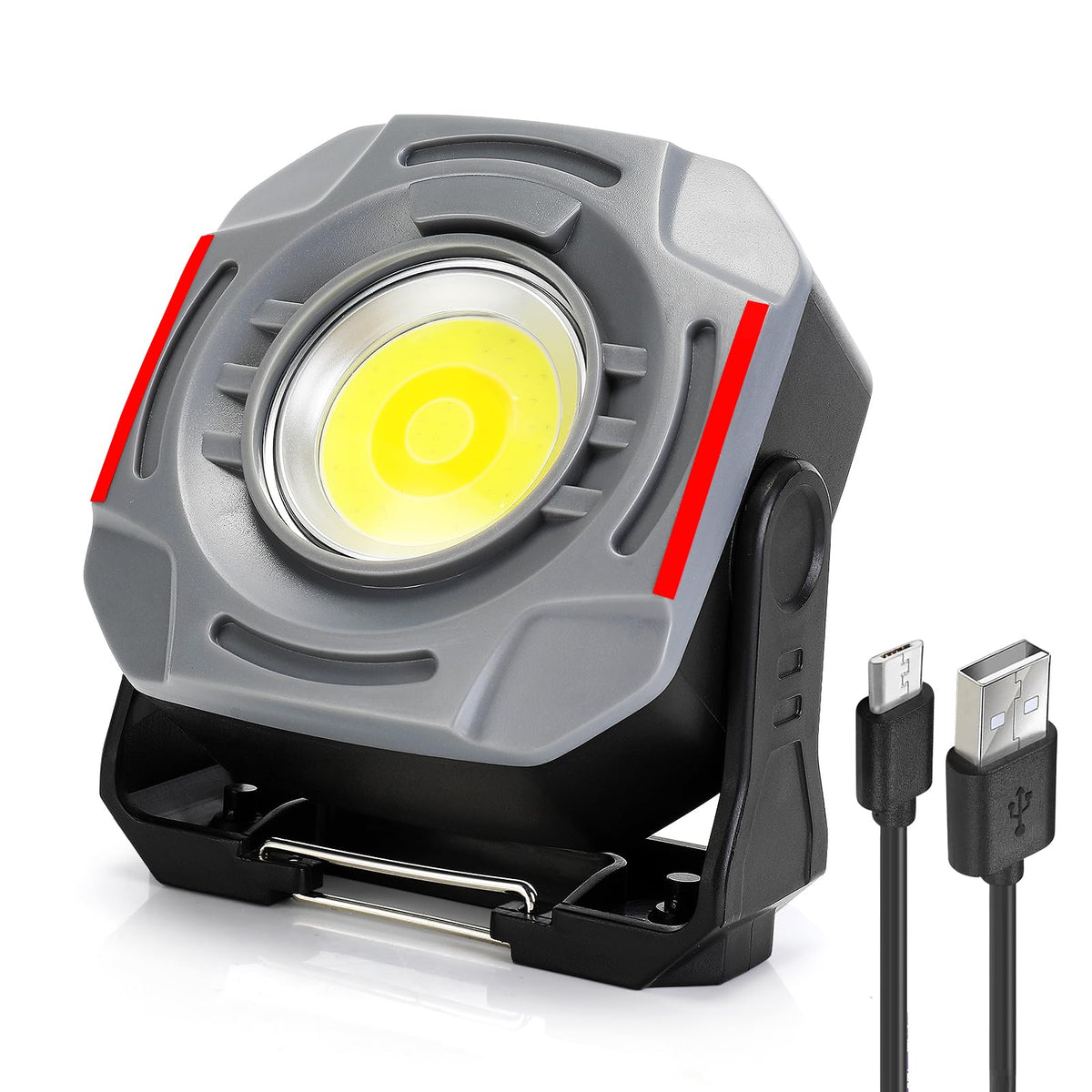 Magnetic Rechargeable Job Site Light with Hook T9670
