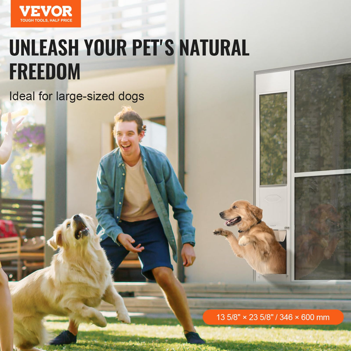 X-Large Dog Door for Sliding Glass Door Z241