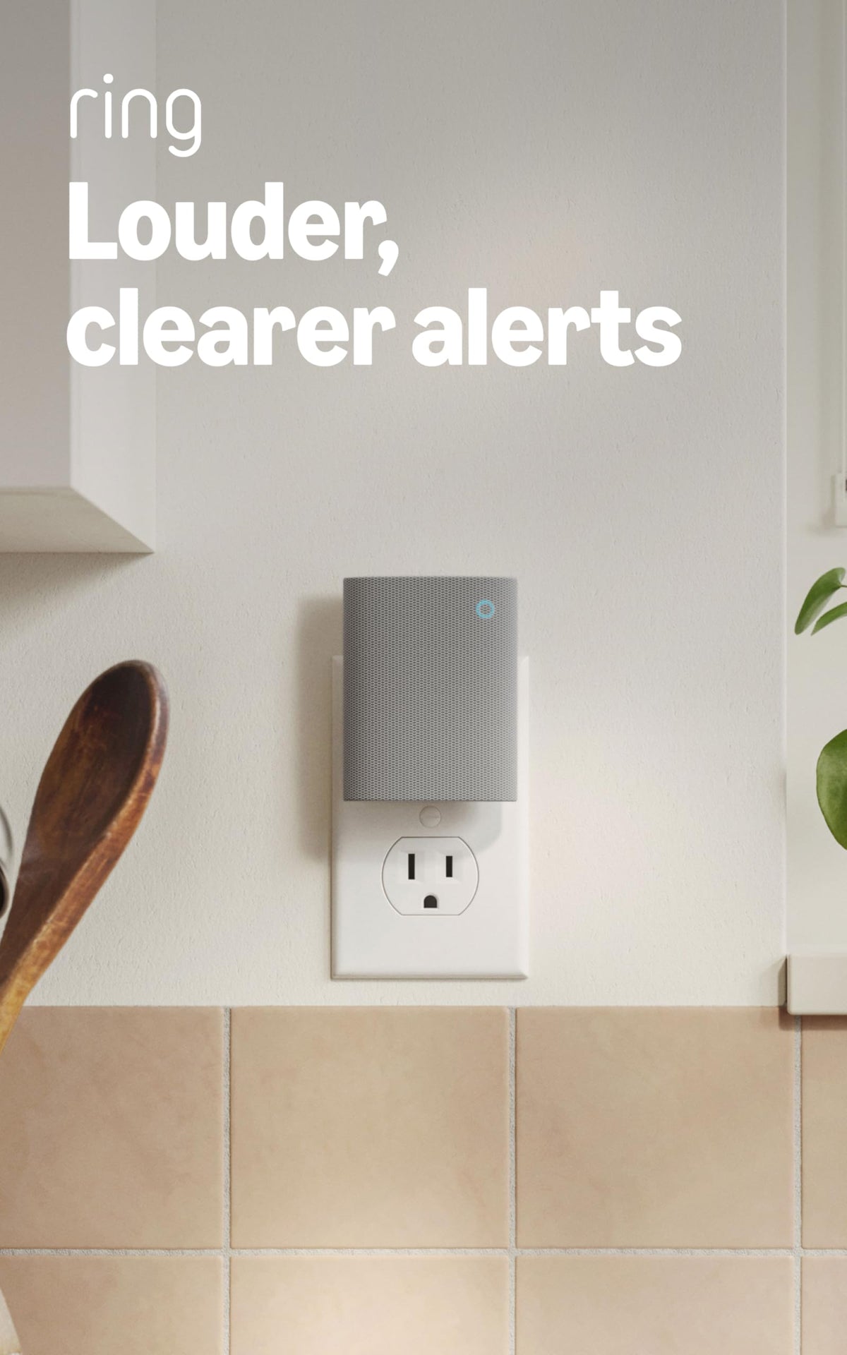 White Plug-In Chime S1341