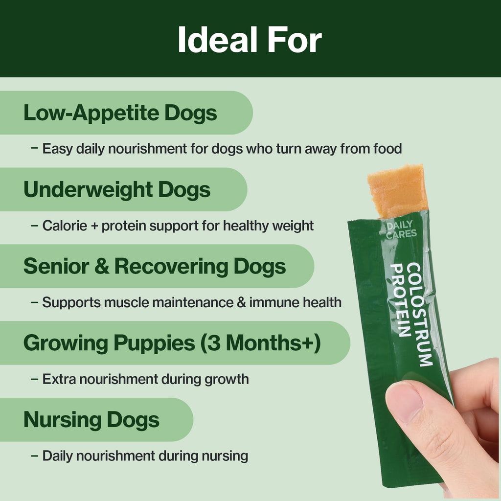 Colostrum Whey Protein Dog Supplement 30 Tubes I83701