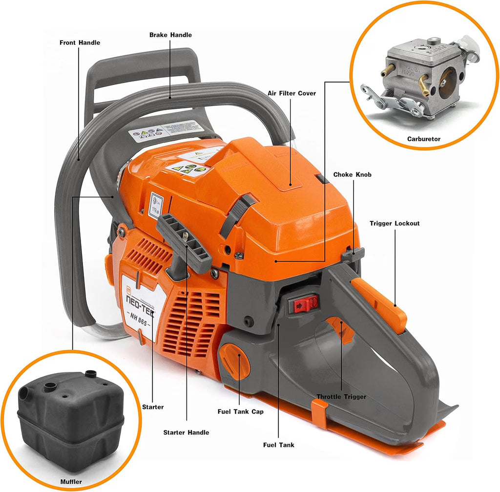 65cc Gas Chainsaw Power Head E8498