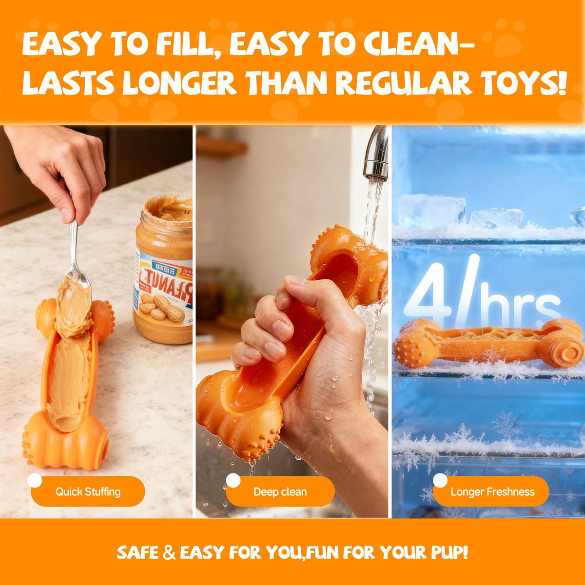 2-Pack Slow Feeder Chew Toy B58944
