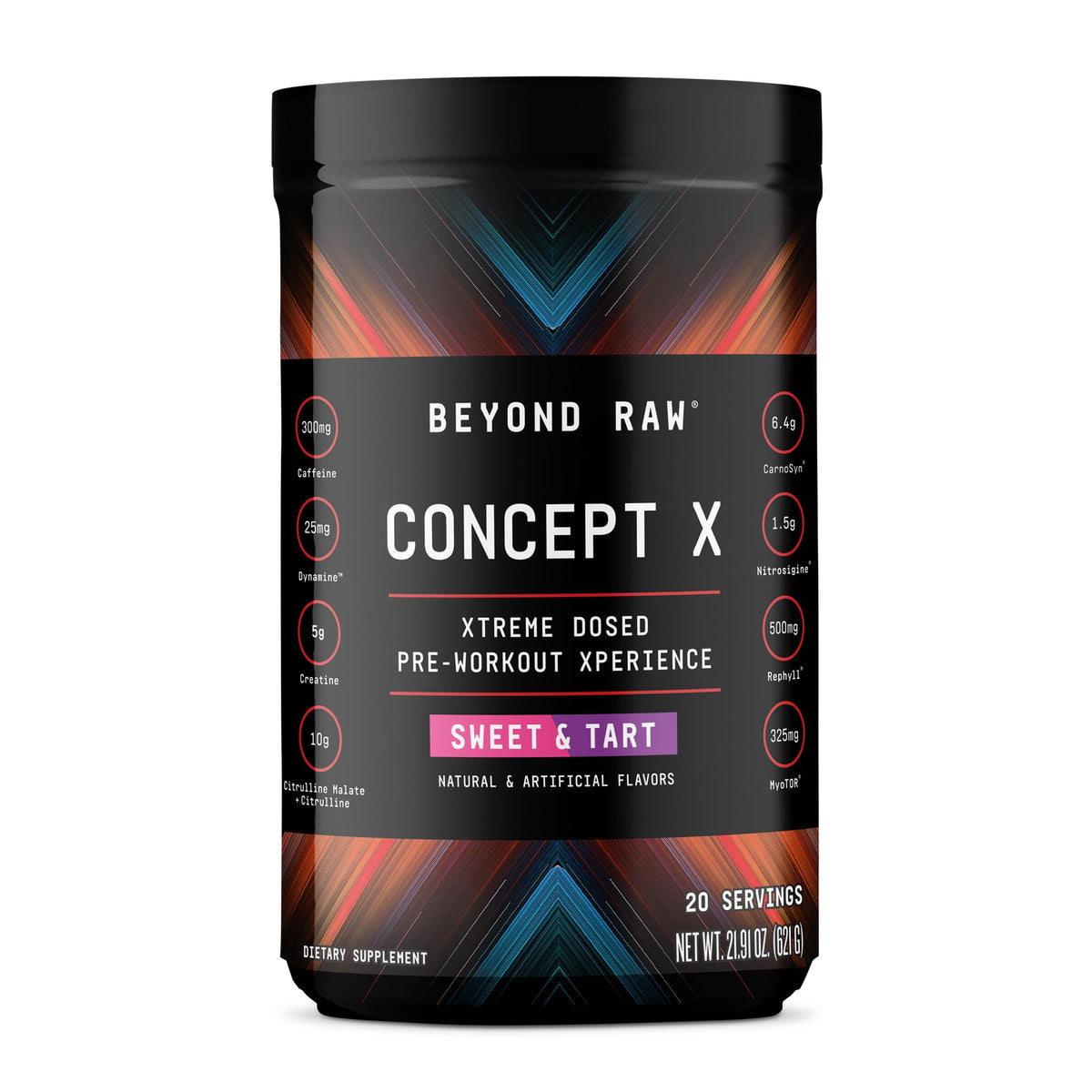 Pre-Workout Powder with Caffeine, L-Citrulline, Creatine, Beta-Alanine, 20 Servings U752633