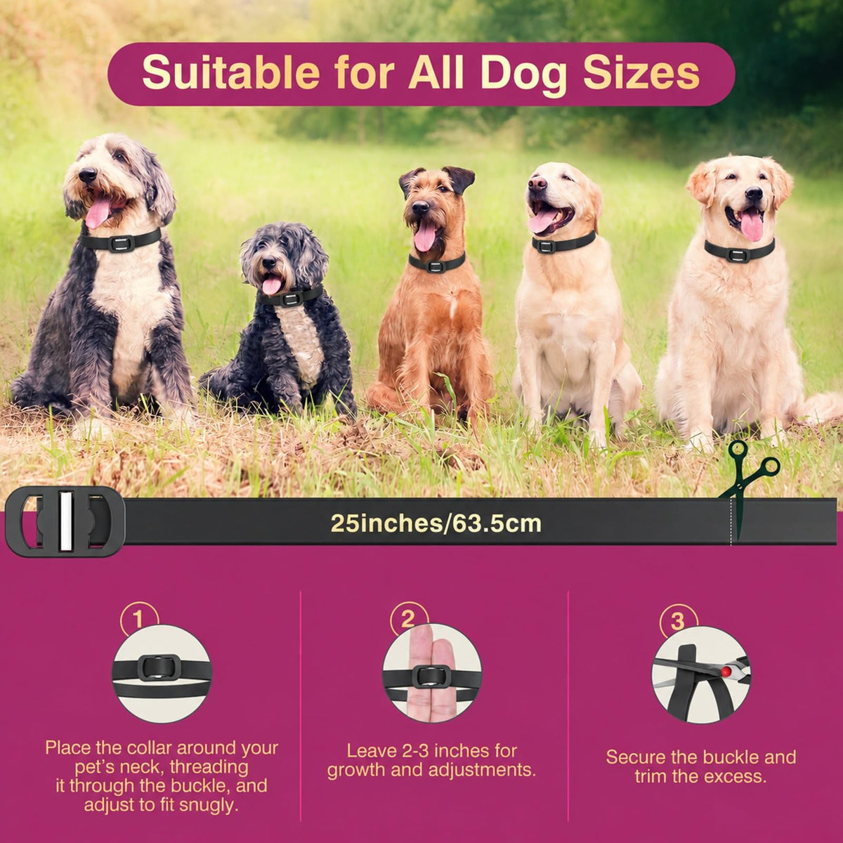 4 Pack Dog Flea Collar D218