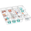 12 Pack Clear Drawer Organizer Set H652291