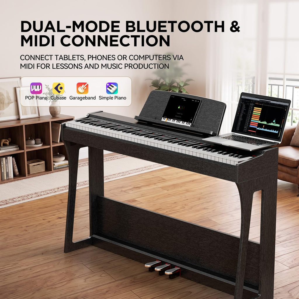88-Key Weighted Keyboard Piano with Hammer Action V14759