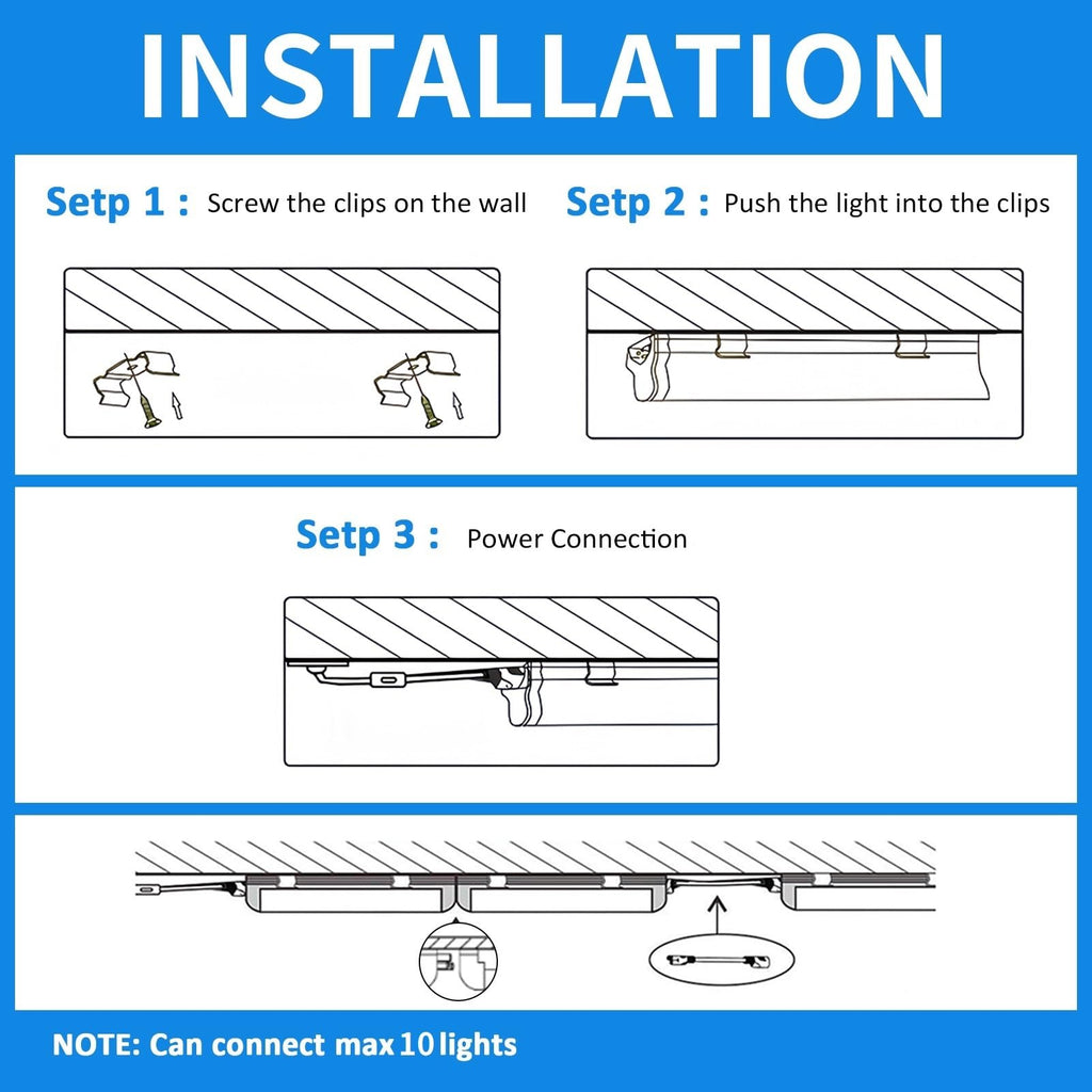 2FT 25W 3750LM 6500K Linkable LED Shop Light L62204