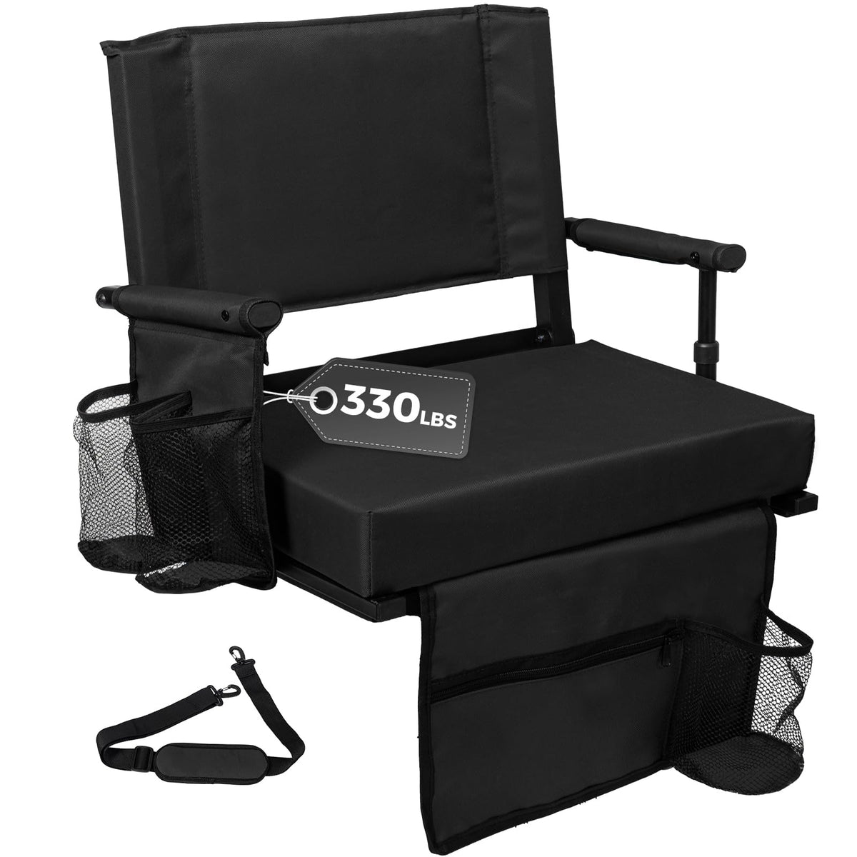 Bleacher Chair with Back & Cushion Y6010