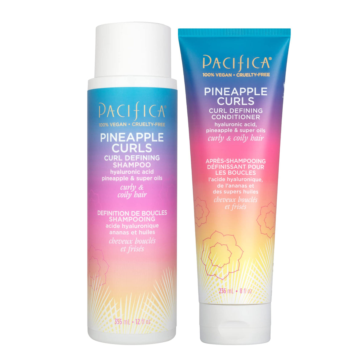 Curly Hair Shampoo & Conditioner Set, Sulfate Free C21003