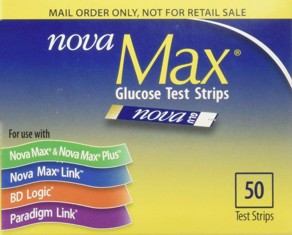 Glucose Test Strips, Box of 50 Strips I56991