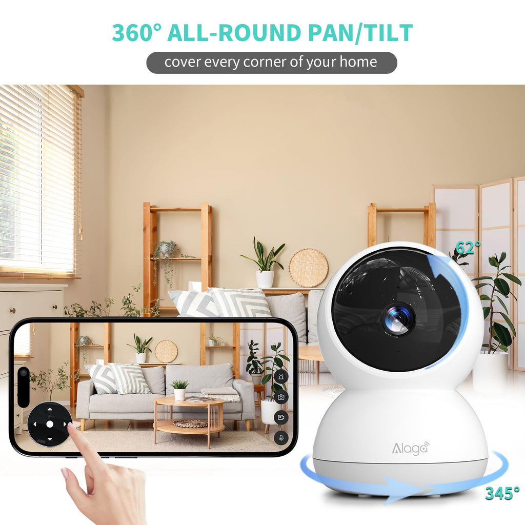 3K HD Indoor Security Camera with Night Vision G441238