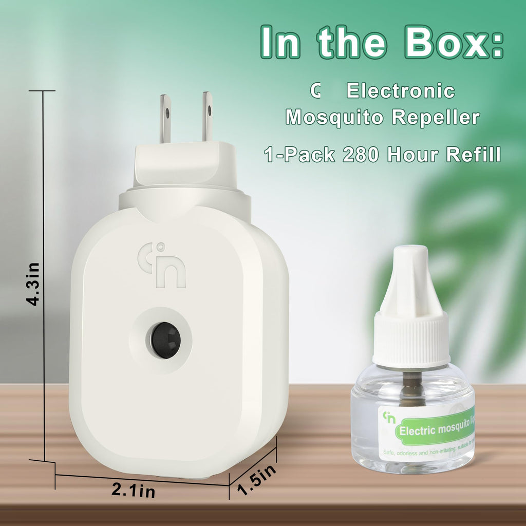 Electronic Mosquito Repellent Plug in with 280 Hr Refills O808575