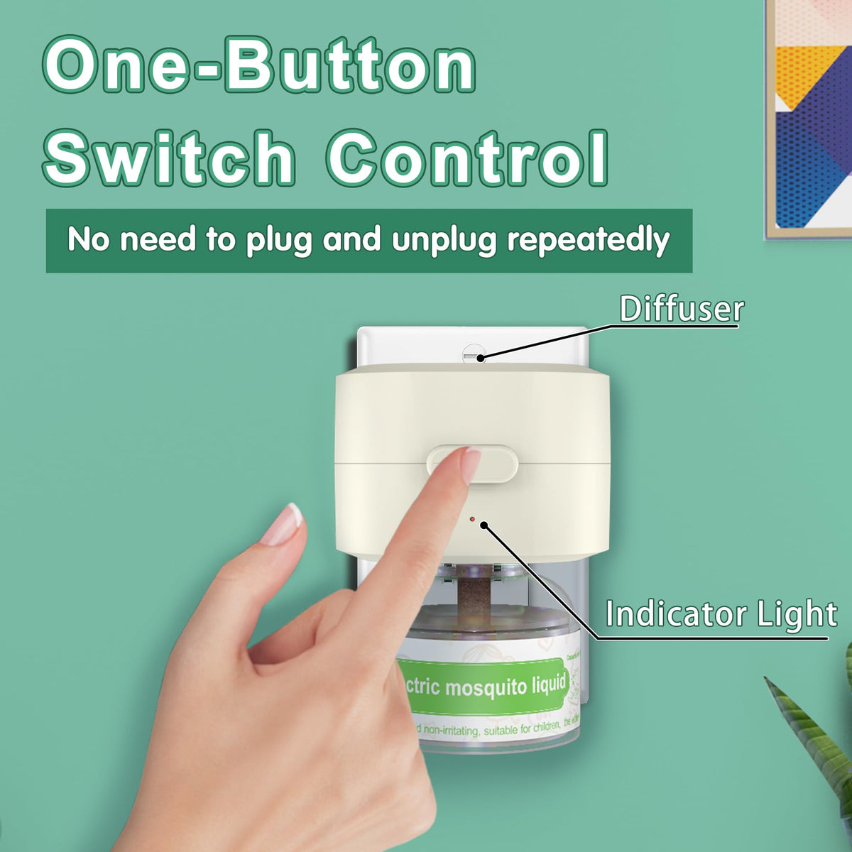 Electronic Mosquito Repellent Plug in with 280 Hr Refills O808575