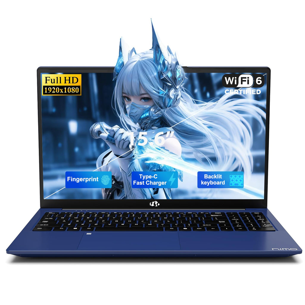 15.6" FHD Laptop, Intel 4 Cores, 8GB RAM, 256GB SSD E5741