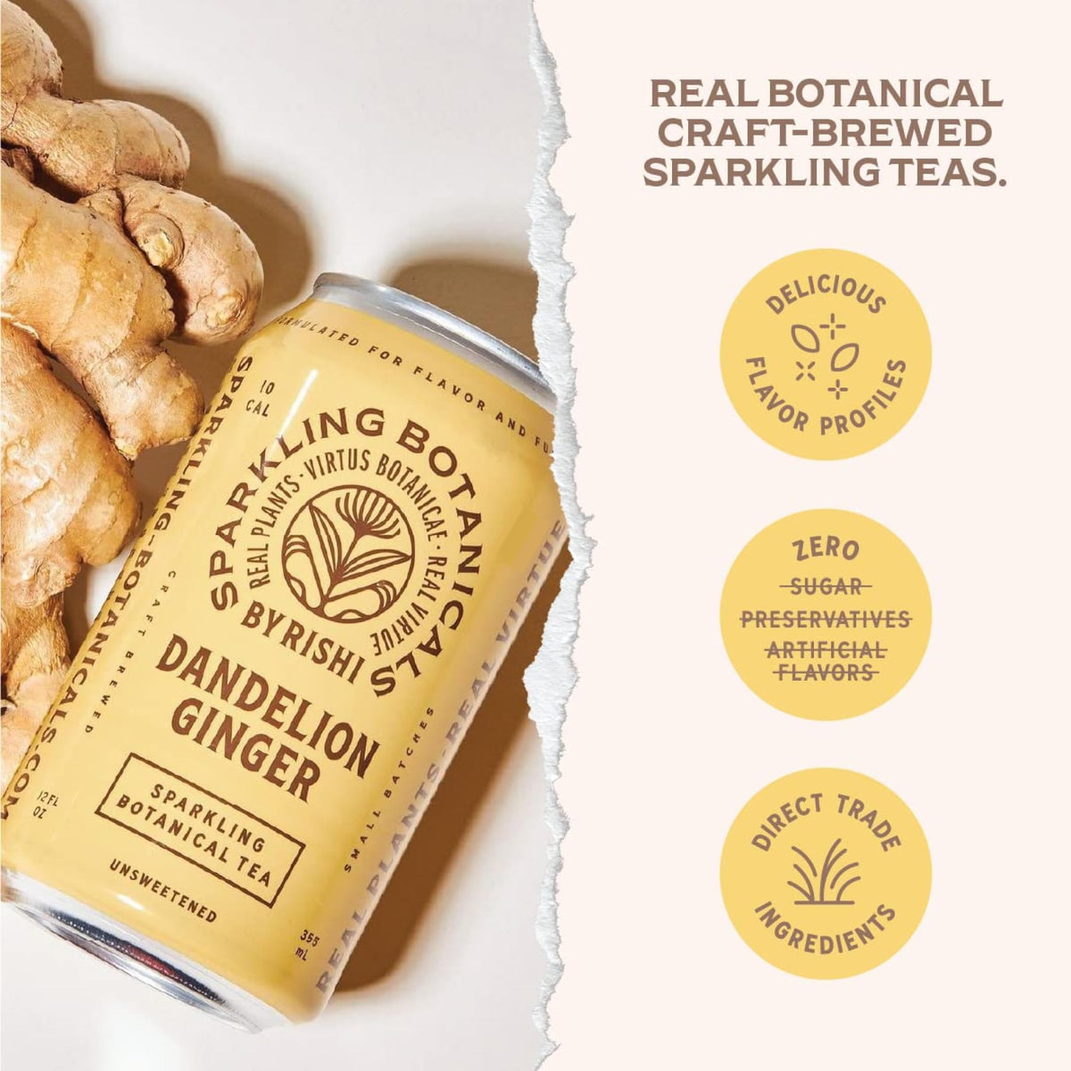Organic Unsweetened Sparkling Water 12 oz Pack of 12 I1460