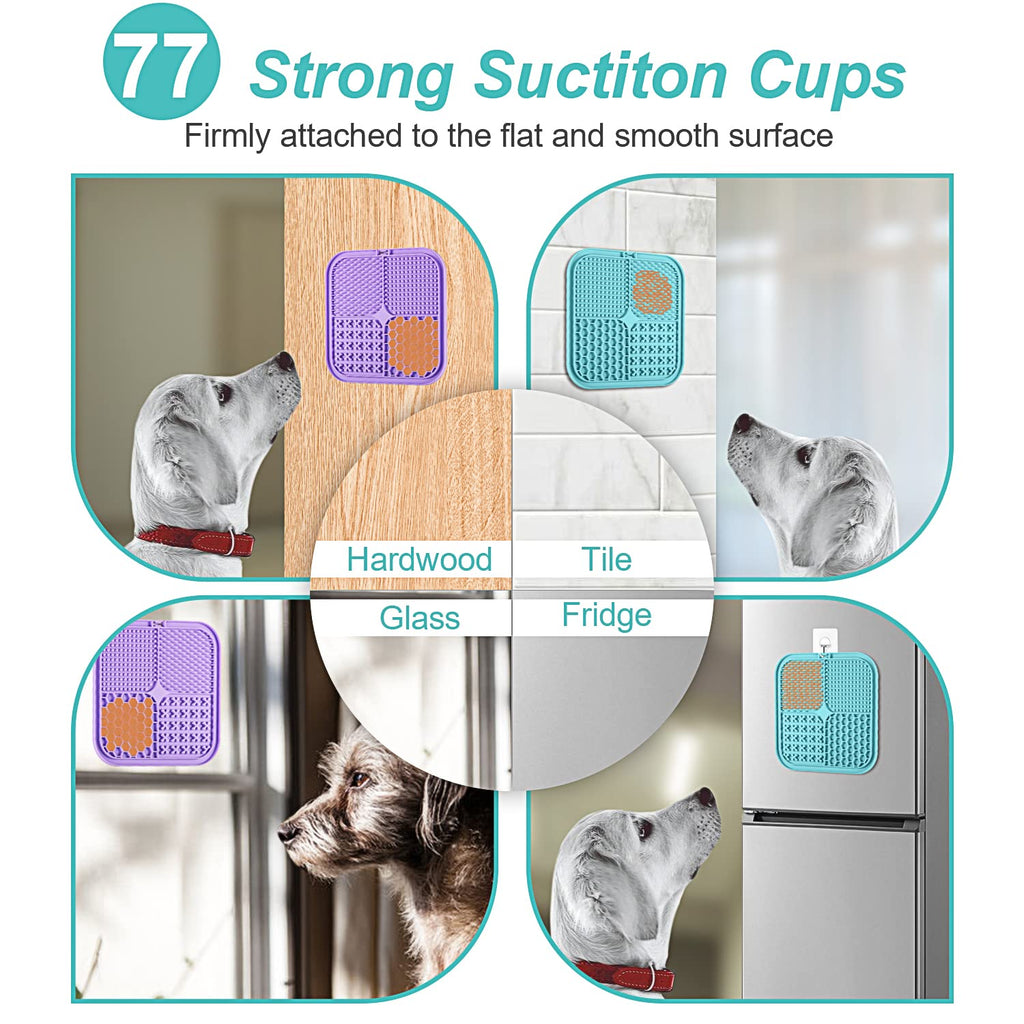2 Pack Slow Feeder Licking Pad with Suction Cups R8300