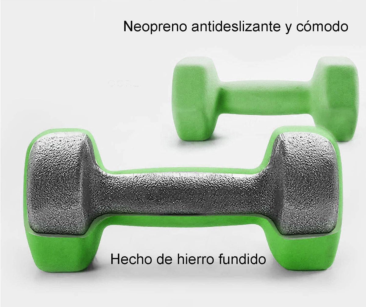 Set of 2 Neoprene Coated Dumbbells Q15892