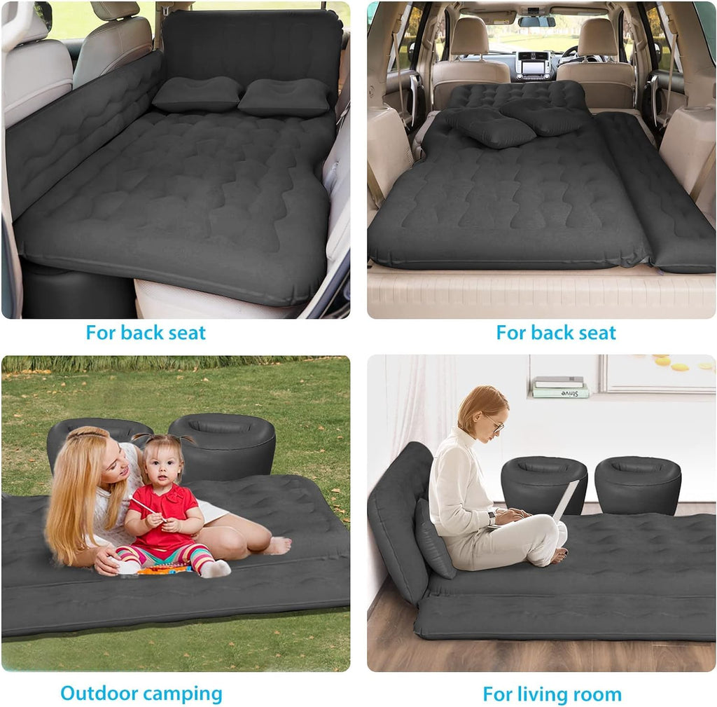 Black Car Air Mattress with Electric Pump V72422