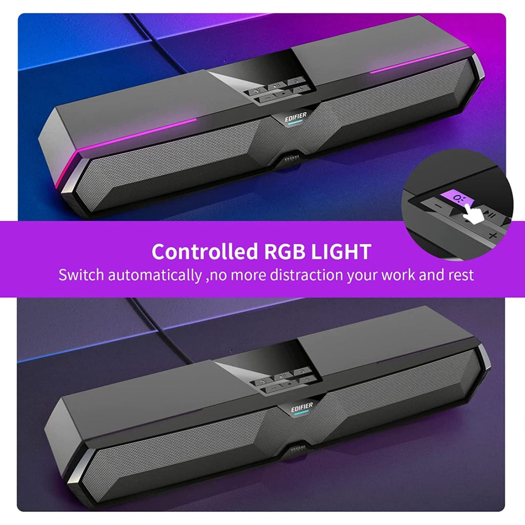 Computer Sound Bar with Deep Bass RGB Microphone Bluetooth 5.3 USB L98544