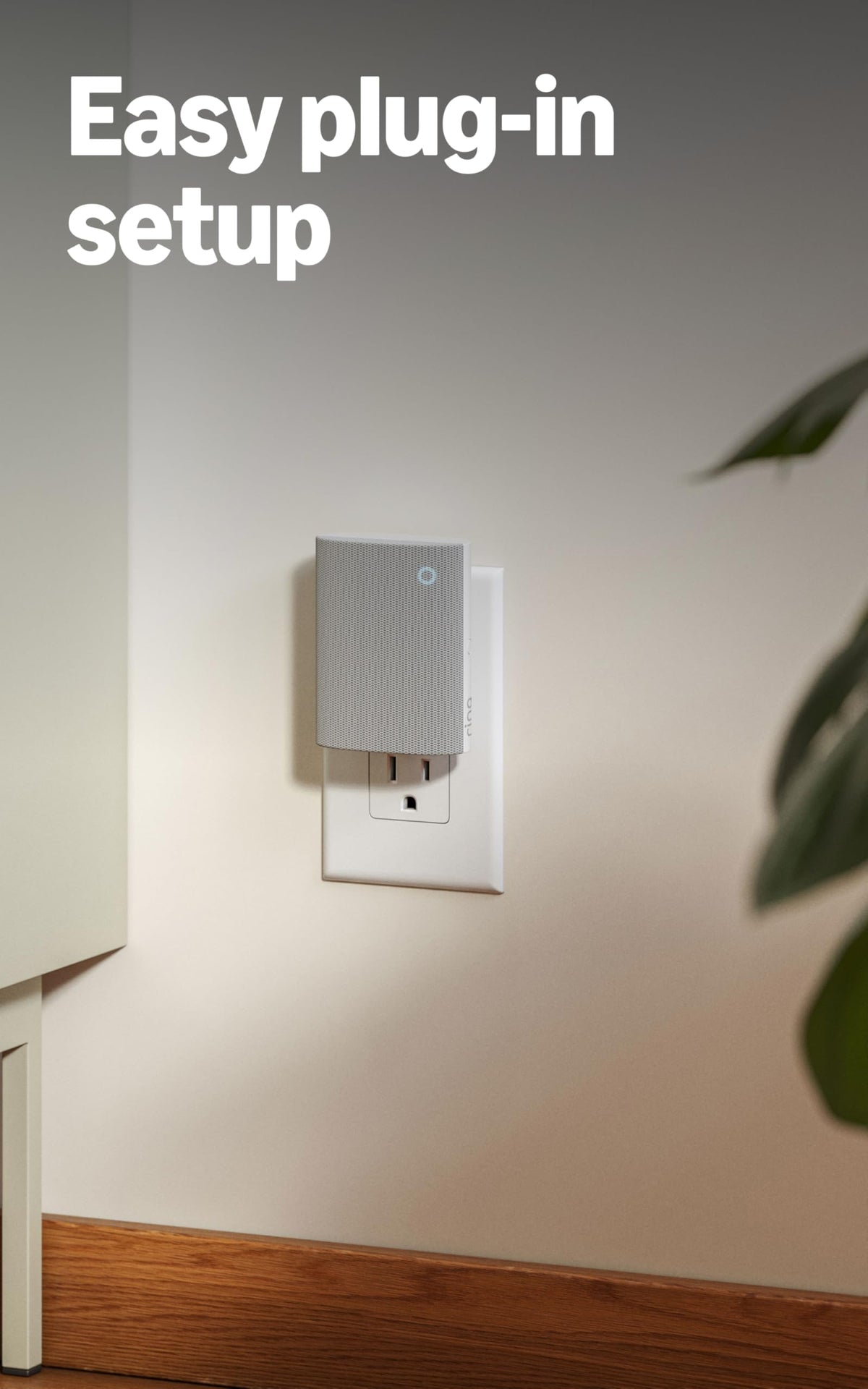 White Plug-In Chime S1341