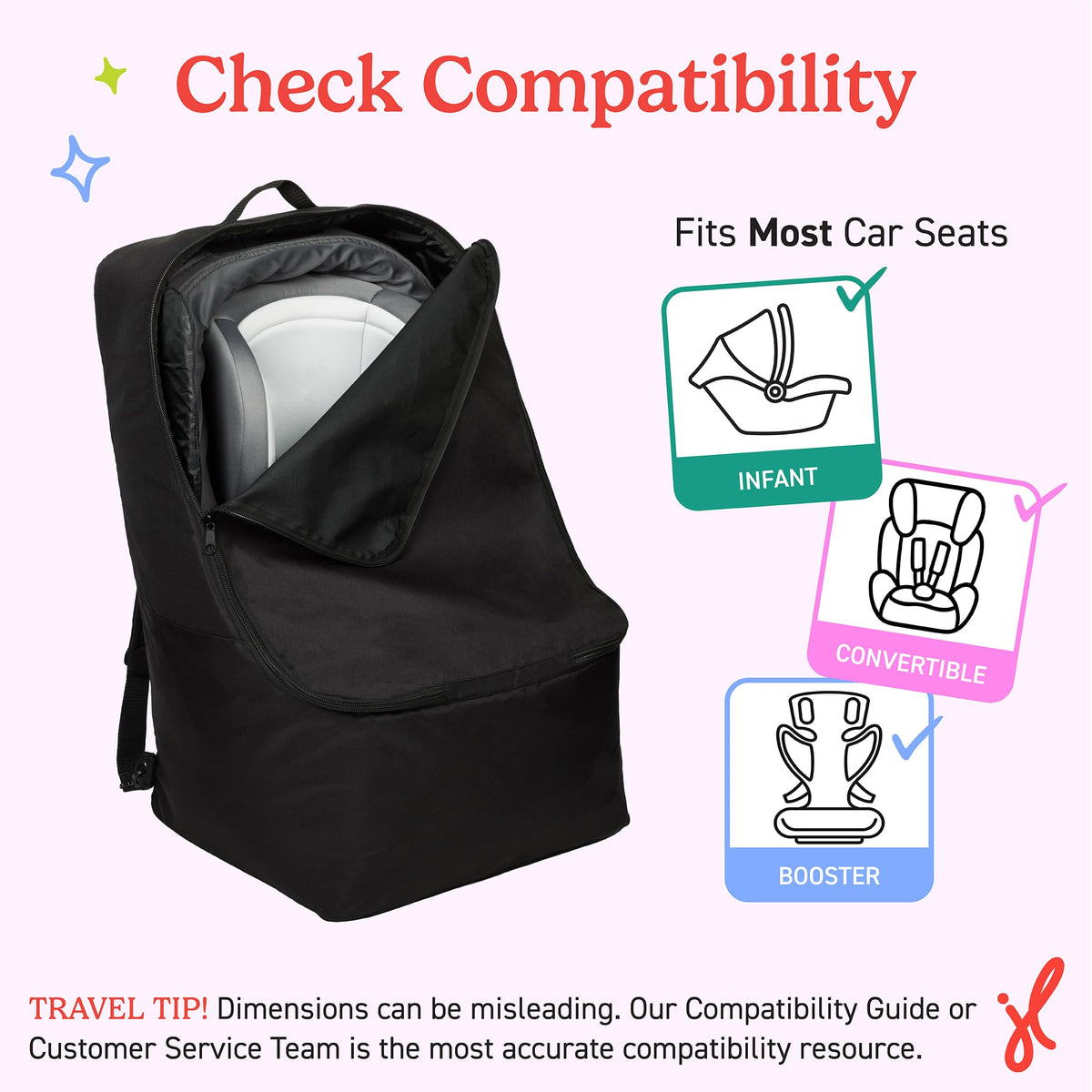 Padded Car Seat Travel Bag A11631