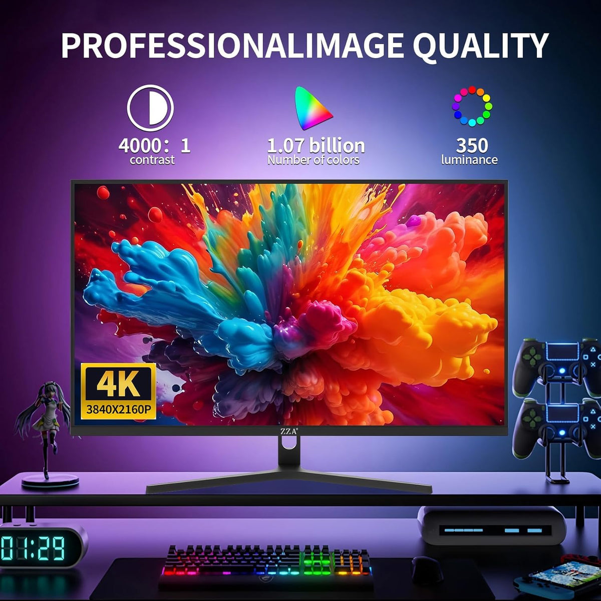 32" 4K UHD IPS Monitor 60Hz HDMI DP H9849