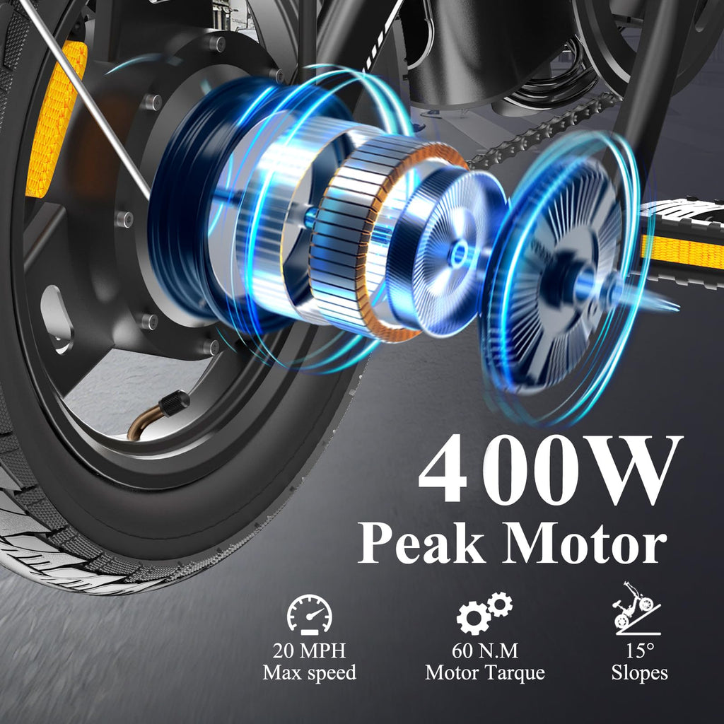 Folding Electric Bike 400W 36V 10Ah 14" A7925
