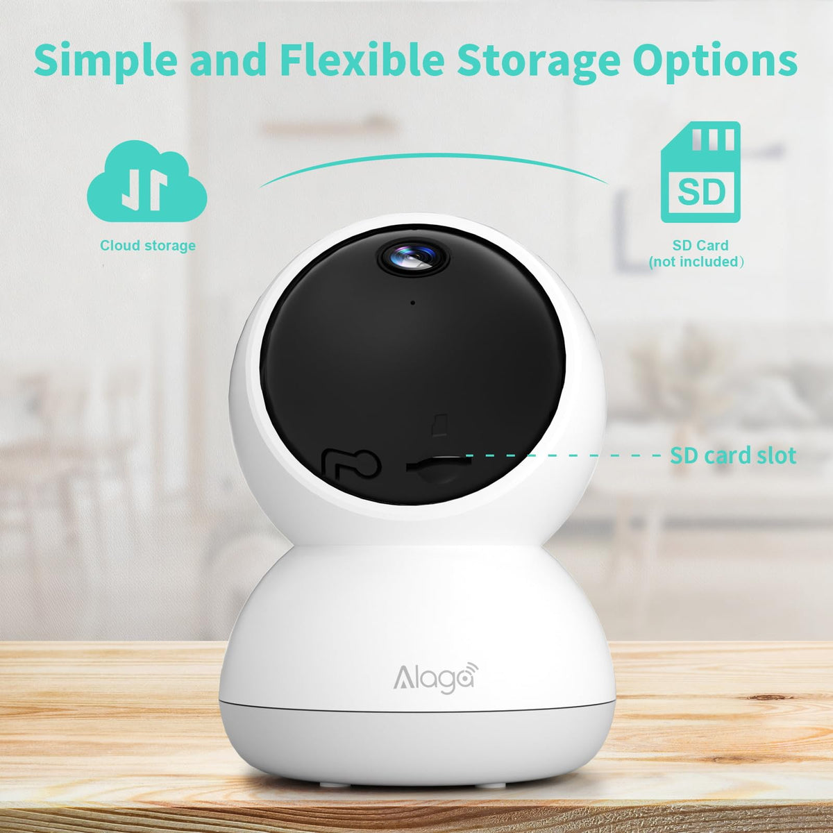 3K HD Indoor Security Camera with Night Vision G441238