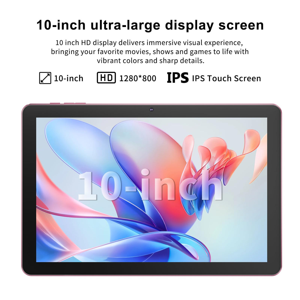 Android 16 10 inch 2 in 1 Tablet with Keyboard P594951