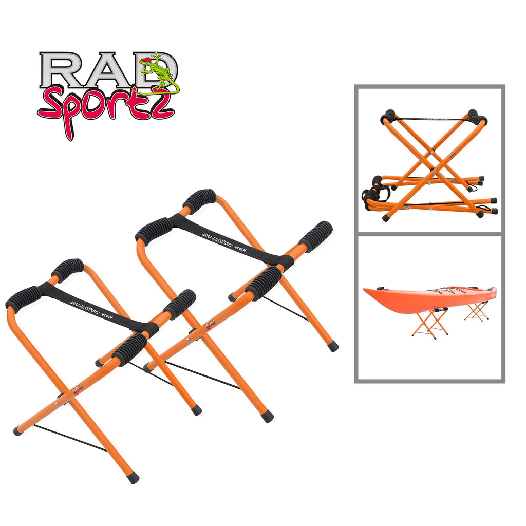 Orange Set of 2 Kayak Storage Racks X64222