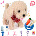 Interactive Walking Plush Puppy Toy V7674
