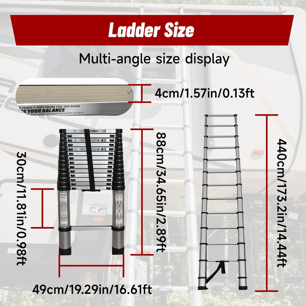 Aluminum Telescopic Ladder M65716