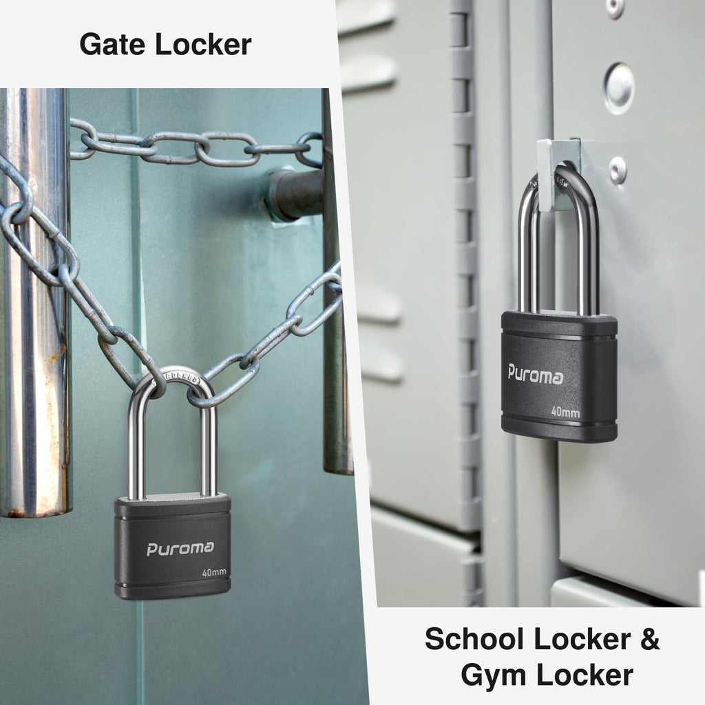 4 Keyed Padlock 6 Keys Alike 40mm R38019