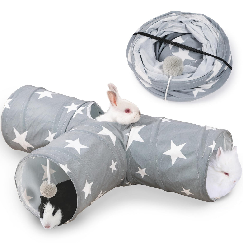3 Way Collapsible Rabbit Tunnel Toy L7896