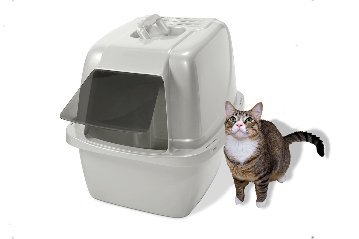Large Enclosed Hooded Cat Litter Box N485