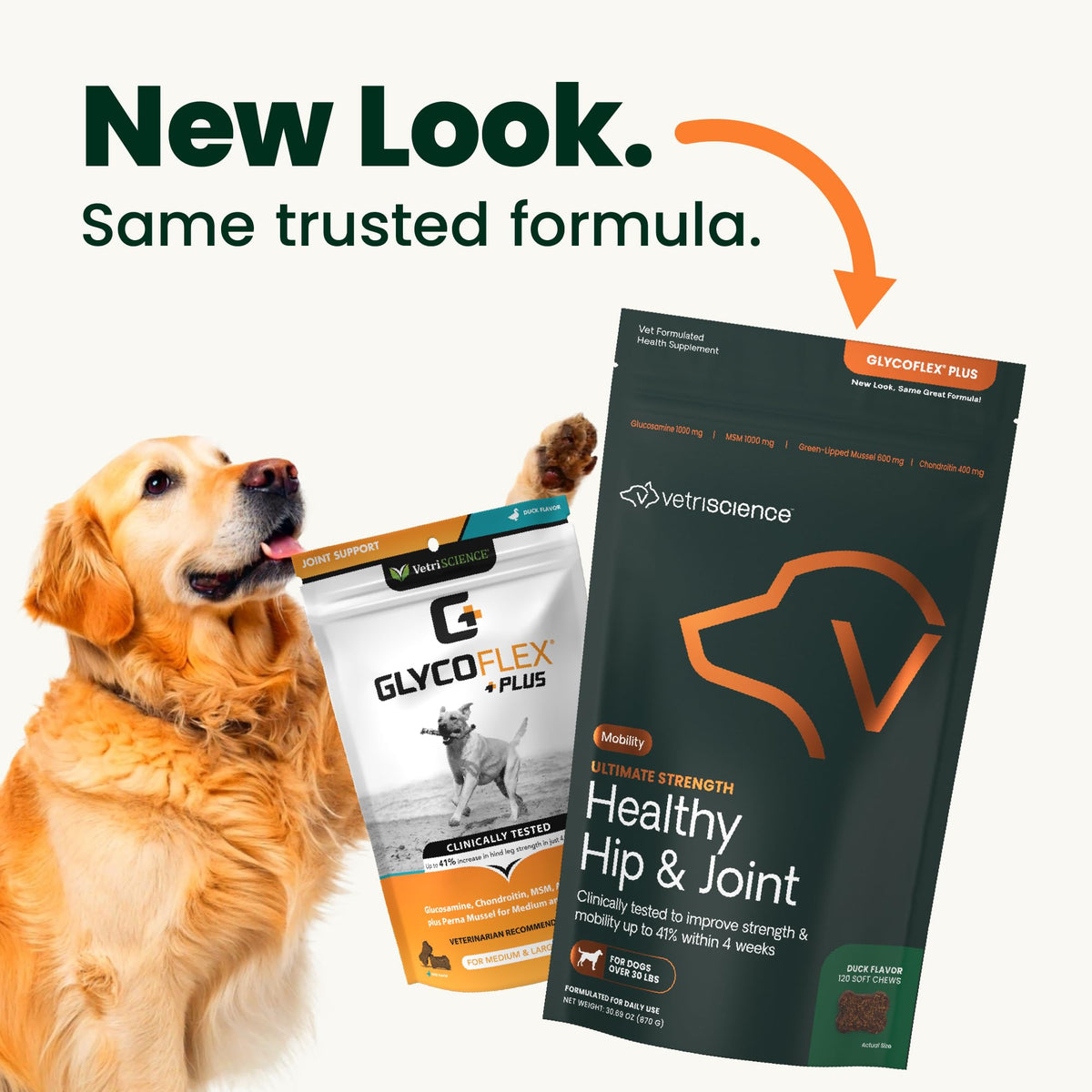 Healthy Hip & Joint for Dogs, Duck, 120ct W26659