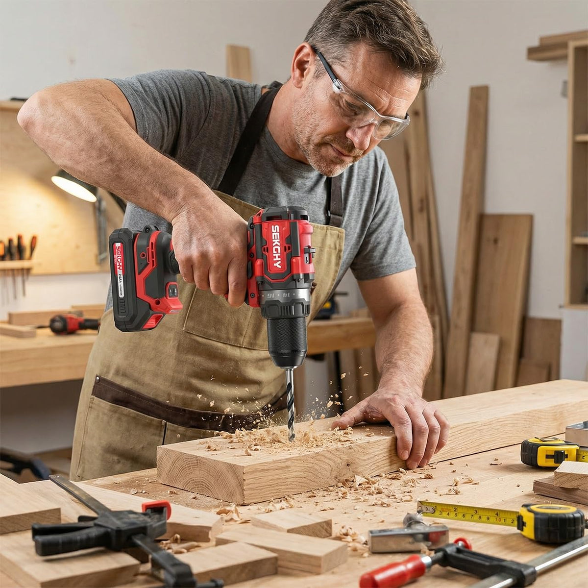 20V Cordless Drill Driver Kit with 2 Batteries F288754